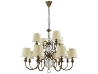 Подвесная люстра Newport 3112/С black brass без абажуров