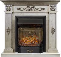 Royal Flame Каминокомплект Derby - Old silver с очагом Majestic FX M Black RC