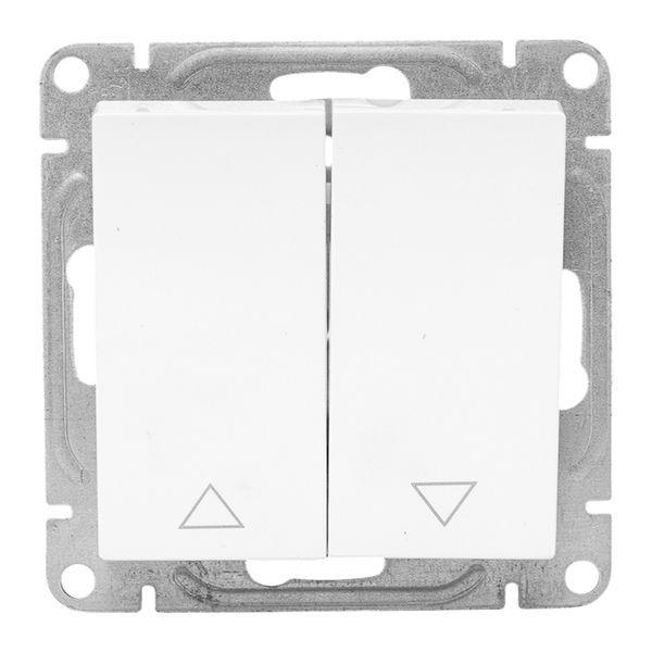 Выключатель для жалюзи Эпика механизм бел. EKF UP1-SWW-25