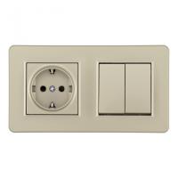 Розетка Arte Milano SET16-2-40-1-30-2 shampan