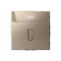 Выключатель карточный ArtGallery 10А без задержки времени быстрозажим. клем. шампань SE GAL000514S