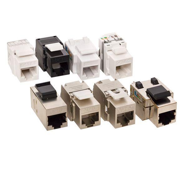 Адаптер проходной Keystone RJ45-RJ45 кат.6 экранир. TERACOM PRO EKF TRP-INLC-KSTN-6FTP