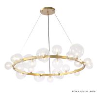 Crystal Lux Люстра Crystal Lux AGATA SP24 V2 GOLD/TRANSPARENTE