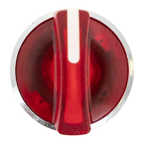 Механизм переключателя исполнительный ХB4 красн. на 2 положения с фиксацией с подсветкой с короткой ручкой IP65 EKF XB4BD2FL-R-65