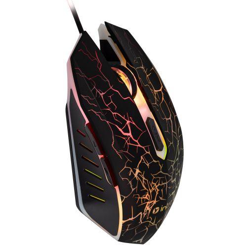 Мышь MG610 игровая проводная 1200-3600dpi черн. с ковриком Intro Б0056135