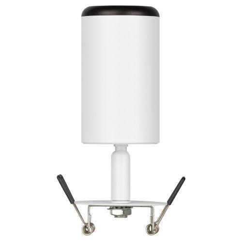 Светильник KL106 MR16 GU5.3 встраив. алюм. WH/BK бел./черн. матов. ЭРА Б0061628