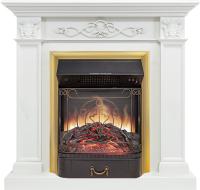 Royal Flame Каминокомплект Verona - Белый дуб с очагом Majestic FX M Brass