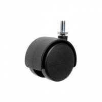 Колесо мебельное поворотное резьба М10 d50 без тормоза пластик черн. (уп.1шт) Tech-Krep/Zitar 151197