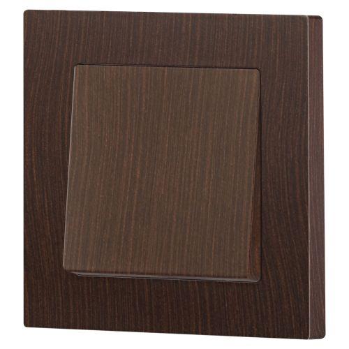 Кнопка Accent 6-109-10 10А-250В IP20 СУ венге Intro Б0063623