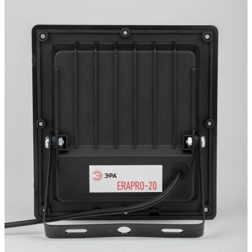 Прожектор светодиодный 20Вт 5000К 350лм IP65 уличный с датчиком движения солнечная батарея ПДУ Эра Б0049545