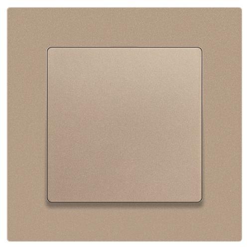 Кнопка Accent 6-109-04 10А-250В IP20 СУ шампань Intro Б0063610