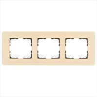 Рамка 3-м G-Glass закругленная стекло матов. тауп Jasmart G1003GT-RM