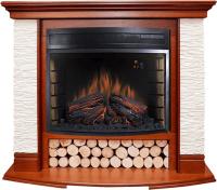 Royal Flame Каминокомплект Country - Орех/Сланец белый с очагом Dioramic 28 LED FX