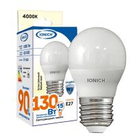 Лампа светодиодная G45 15Вт шар 4000К E27 1350лм 230В IONICH 1825