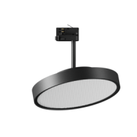 Светильник TT 28Вт 4000К 300х75 рассеянного света трек диммер DALI RAL7021 черн./сер. муар VARTON V1-R1-50335-90OPD-2002440