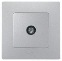 Розетка телевизионная оконечная TV СП Etika 5дБ 5-862МГц механизм алюм. IEK 672465