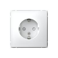 Розетка ArtGallery 16А с заземл. защ. шторки механизм бел. SE GAL000145