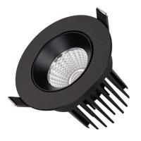 Светильник светодиодный MS-ATOLL-BUILT-TURN-R94-10W Warm3000 (BK 60 deg 230В) IP54 металл Arlight 041574