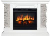 Royal Flame Каминокомплект Avignon - Белый / Сланец серый с очагом Vision 23 EF LED 3D FX