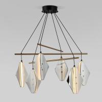 Подвесная люстра Eurosvet 301054 LED латунь