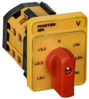 Переключатель кулачковый 16А (сх. 66) стандартная рукоятка IEK MI-CS10-016-066