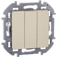 Выключатель 3-кл. Inspiria 10АХ 250В винтов. зажимы сл. кость IEK 673541