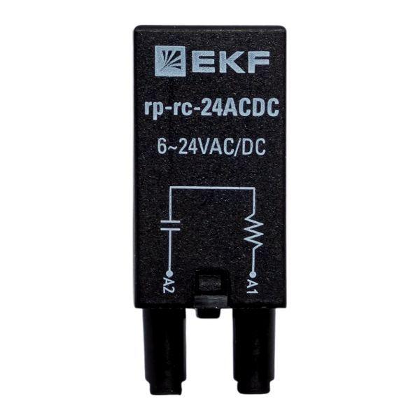 Модуль защитный RC 6-24В AC/DC для промежуточных реле RP AVERES EKF rp-rc-24ACDC