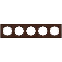 Рамка 5-м СП Accent 6-505-10 венге Intro Б0063741