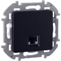 Розетка компьютерная Inspiria RJ45 кат.5E UTP антрацит IEK 673828