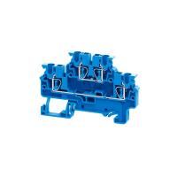 Клемма двухъярусная пружинная OptiClip CXDL-2.5-2L-I-BU син. КЭАЗ 289765