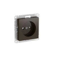 Розетка AtlasDesign 16А без заземл. защ. шторки быстрозажим. клем. механизм мокко SE ATN000649S