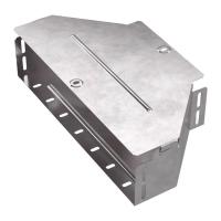 Переходник для лотка симметричный 400х200х100 с крышкой Стандарт Промрукав PR16.0654