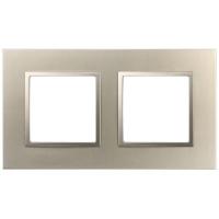 Рамка 2-м Elegance 14-5012-04 Classic шампань Эра Б0060579