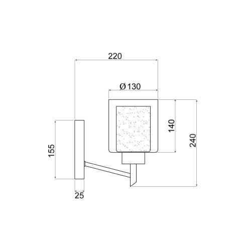 Бра Vele Luce VL1425W01