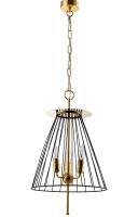 Crystal Lux Светильник подвесной Crystal Lux MODESTO SP3 BLACK/GOLD