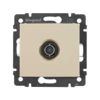 Розетка телевизионная проходная TV СП Valena 14дБ 2400МГц механизм сл. кость IEK 774331