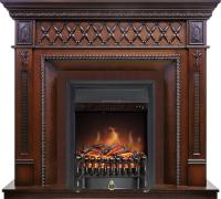 Royal Flame Каминокомплект Alexandria - махагон коричневый антик с очагом Fobos FX Black
