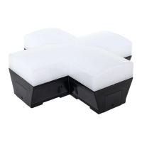 Коннектор фигурный для светодиодных линейных светильников ДБО-X черн. 12Вт 6500К IP20 LUMA EKF LBL-X-12-B-6500