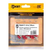 Разъем штекерный изолированный папа РШИ-П 1.5-4 (уп.20шт) КВТ 91037