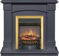 Royal Flame Каминокомплект Boston - Серый графит (Высота 925см) с очагом Fobos FX M Brass