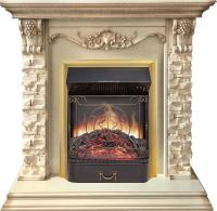 Royal Flame Каминокомплект Adriana - Cлоновая кость с очагом Majestic FX M Brass