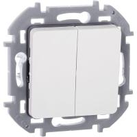 Выключатель 2-кл. Inspiria 10А IP20 250В 10AX механизм бел. IEK 673620