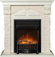 Royal Flame Каминокомплект Dublin (Разборный) - Слоновая кость с очагом Fobos FX M Black RC