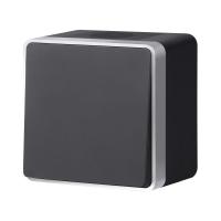 Выключатель Werkel W5010234 черный с серебром