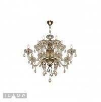 Подвесная люстра iLamp 61079-8+4 BR