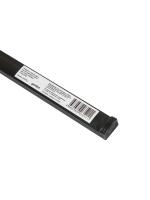 Профиль Geniled для светодиодной ленты для стекла торцевой Black 13×18×1000 с заглушками