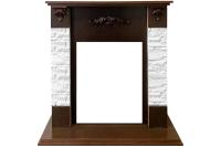 Royal Flame Портал Royal Flame Hamburg - Сланец белый / Темный орех