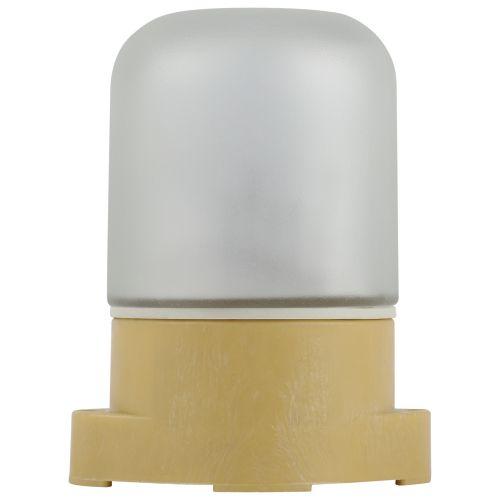 Светильник для бани НББ 01-60-007 пластик/стекло прямой IP65 E27 max 60Вт 137х107х84 сосна Эра Б0062262