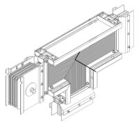 Секция T-образ. вниз 4000А Al 3L+N+PER IP55 тран. IEK LB-4000A4-35-F-TD