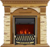 Royal Flame Каминокомплект Dublin -  Дуб / Сланец с очагом Aspen Gold